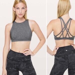 LULULEMON Free to be serene bra high neck